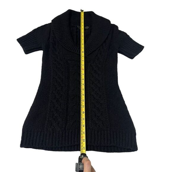 BCBG MAXAZRIA Women’s Black Short Sleeved Sweater Size Small - Picture 7 of 12